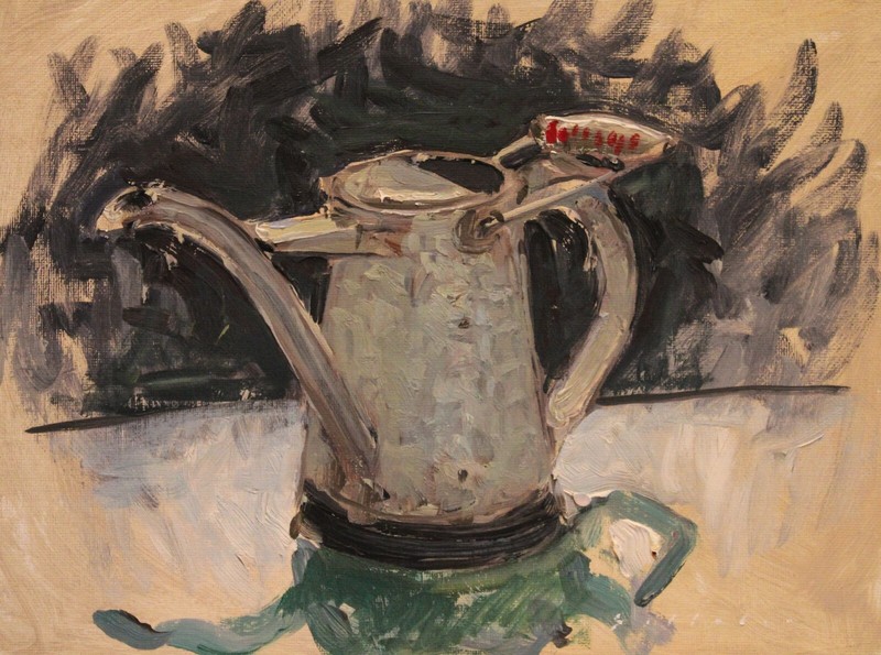 Oil Painting Original Plein Air Landscape Still Life Fine Art by Derek Gollaher 