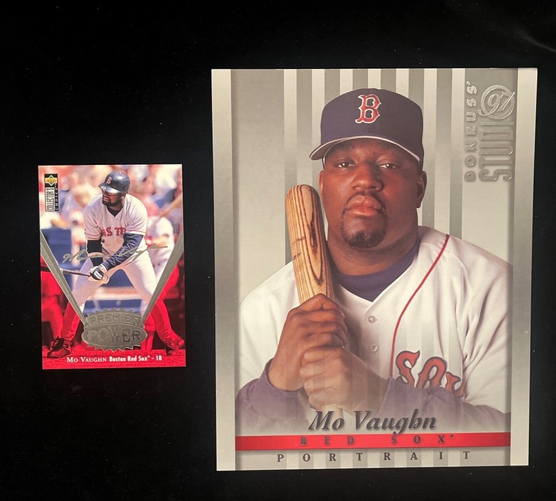 Mo Vaughn 1997 Studio Portrait (8×10) Jumbo , & ￼ Collectors, Choice, Power Pp8
