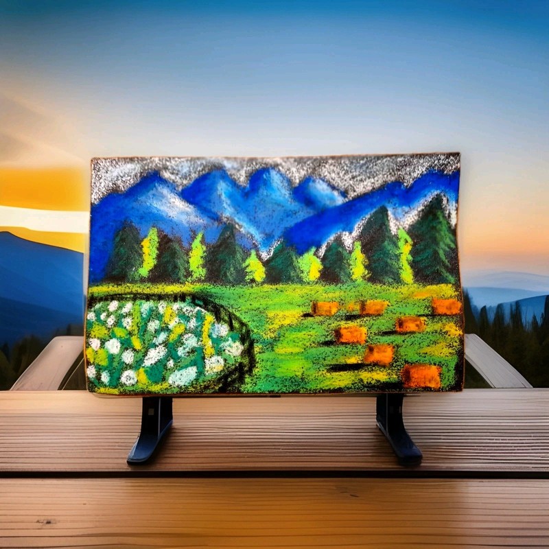 Colorado Landscape 6in×9in Original Painting Forest USA National Parks Signed gallery