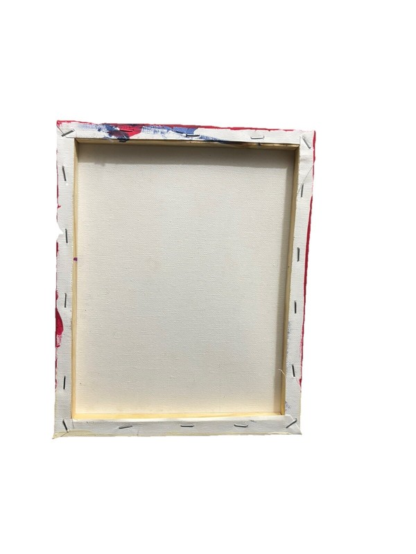 Abstract 4th Of July Themed Painting Red White And Blue 10x8 gallery