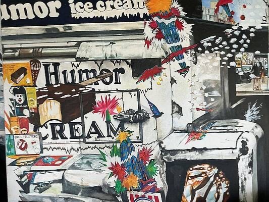 Good Humor Ice Cream Truck Painting New York City New York NY NYC Art- Colorful!