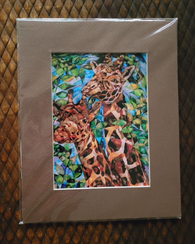 Giraffe 8×10 Print Jan Brieschke signed and numbered