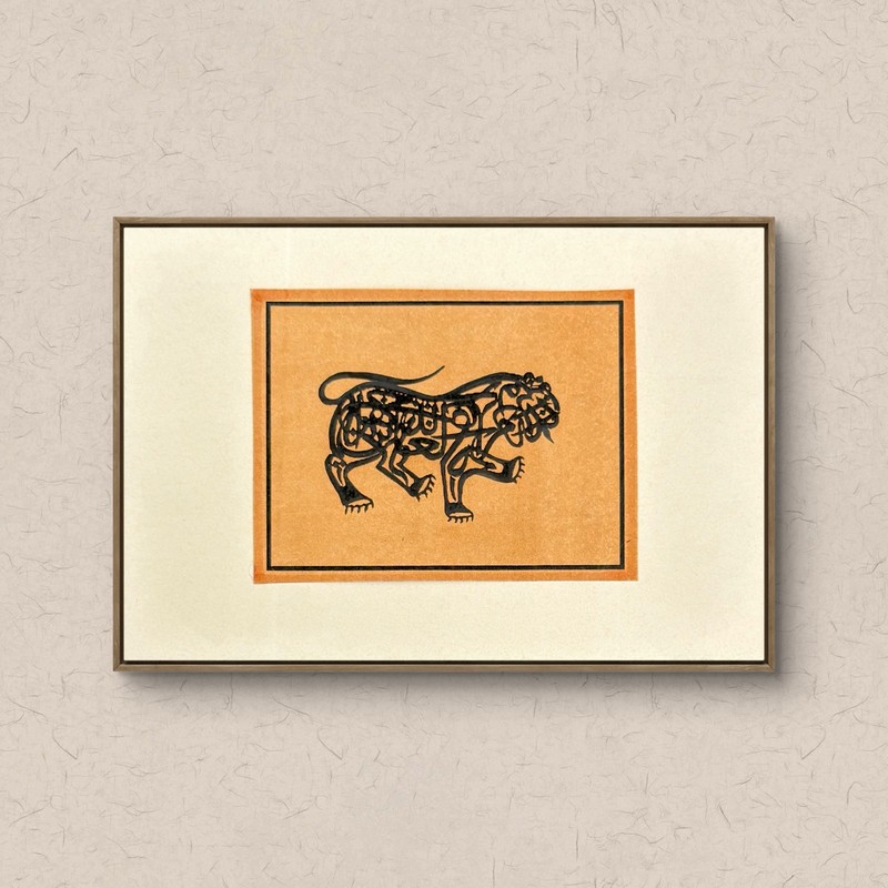 Calligraphy Art Hand Painted Small Unique Interior Design Matted only 6×4