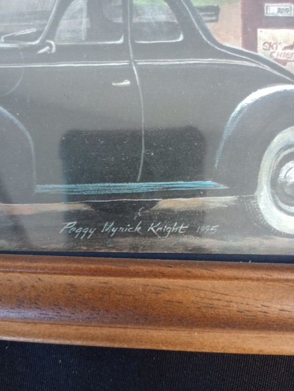 50's Drive In Wall Art - '96 & Old General Store '95 Art- Peggy Myrick Knight gallery