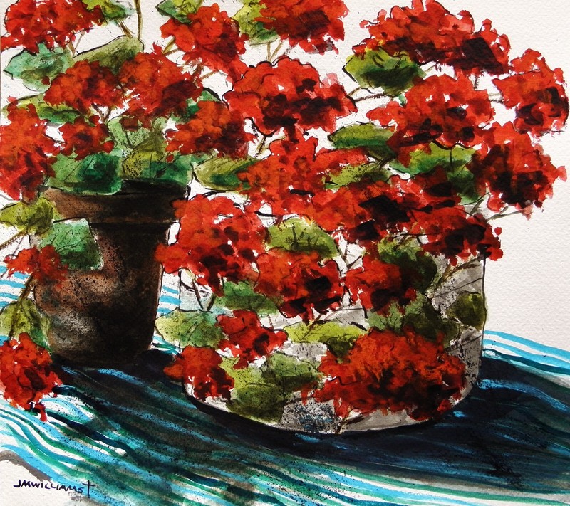 May…..Geranium Cake