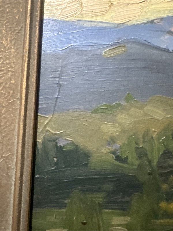 Sam Hyde Harris Painting Antique California Landscape Impressionist Famous Small gallery