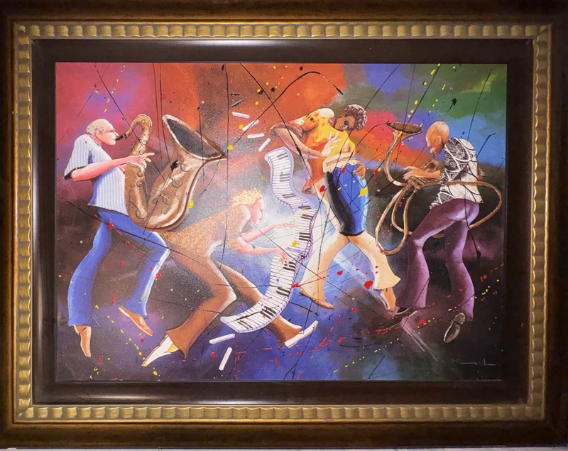 Big Bang Theory by Marcus Glenn 101/395 LIMITED! framed SIGNED!
