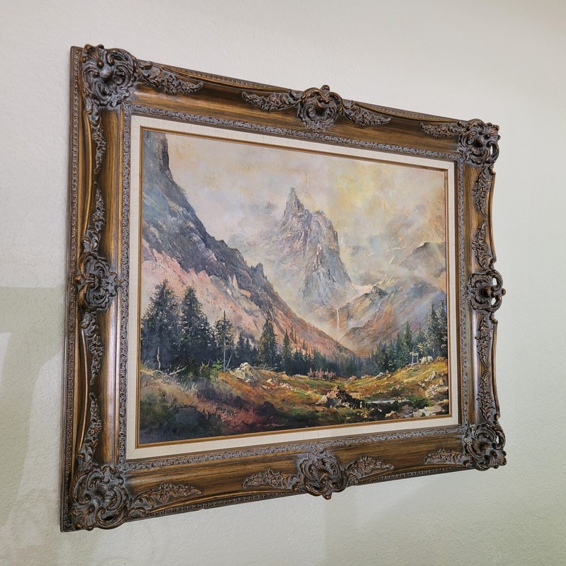 KENT SULLIVAN American West Colorado Rockies Original Signed 24×30 Oil on Canvas