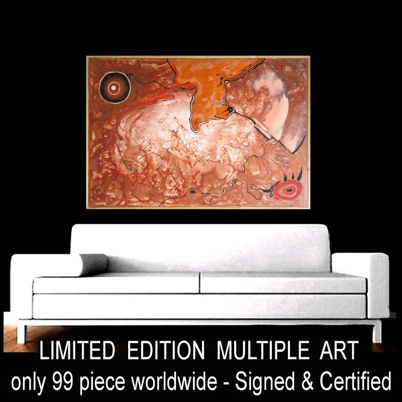 Abstract Painting Contemporary Art Fantasy Landscape Nature Planets Psychedelic gallery