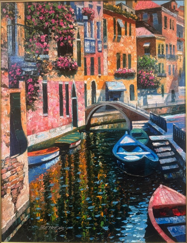 Howard Behrens – "Romantic Canal" | Hand Signed Limited Edition Canvas #57/195 gallery