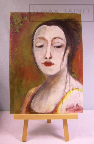 IMPRESSIONIST A Lady ~ Love Lost = Original OIL PAINTING = Cathy Peterson = 2012 gallery