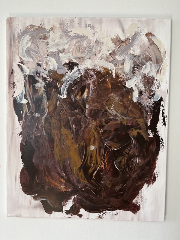 Original Acrylic Abstract – I Think The Barista Got My Order Wrong