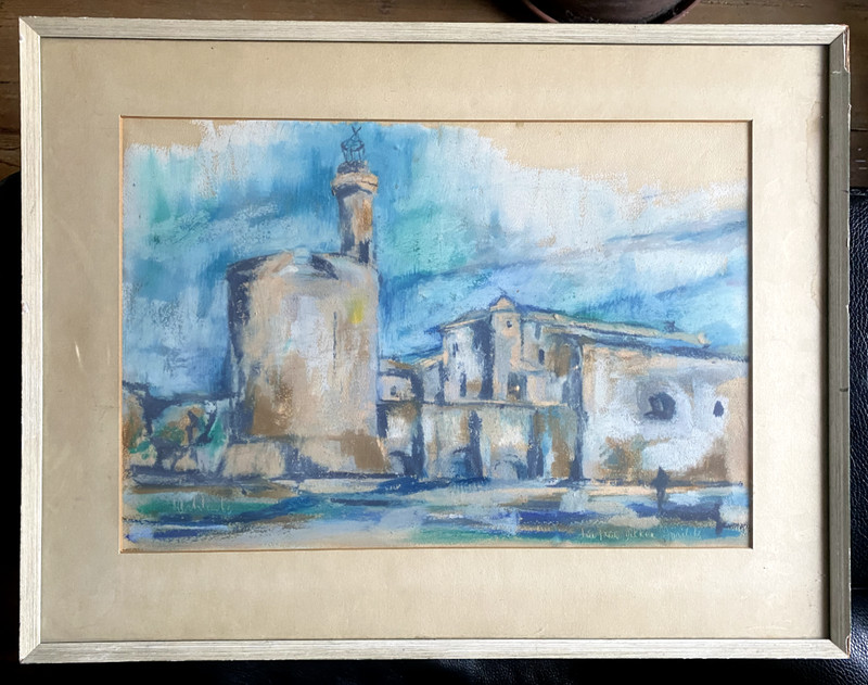 Mediterranean Castle Old Town Church 1963 Woman Dikken Dedicated To ° Unreadable