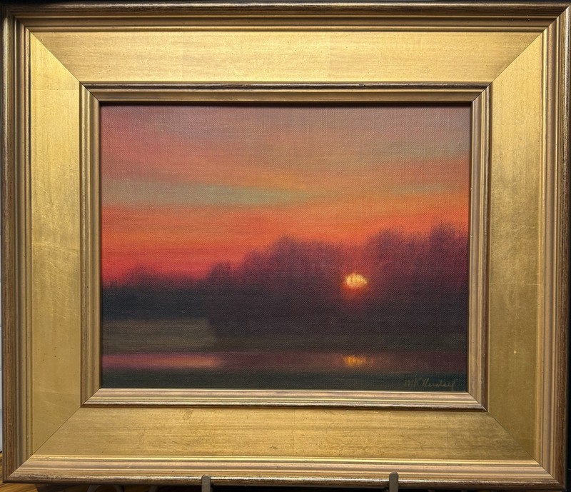 M. Katherine Hurley ”Homeward Bound” Original Signed Framed Oil Painting 20”x17”