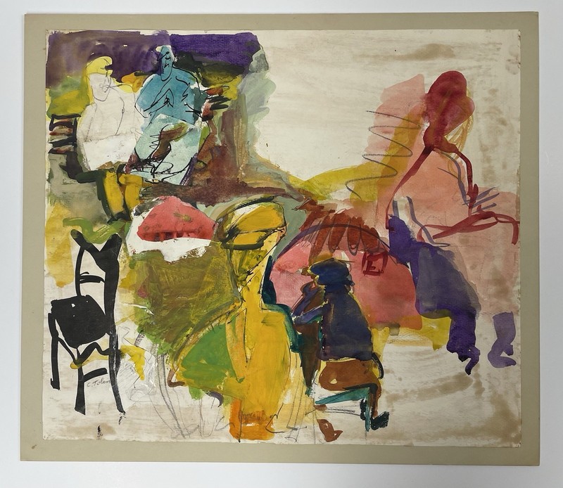 Carol Tolin – Mixed Medium Painting – Well Known Venice CA Abstract artist