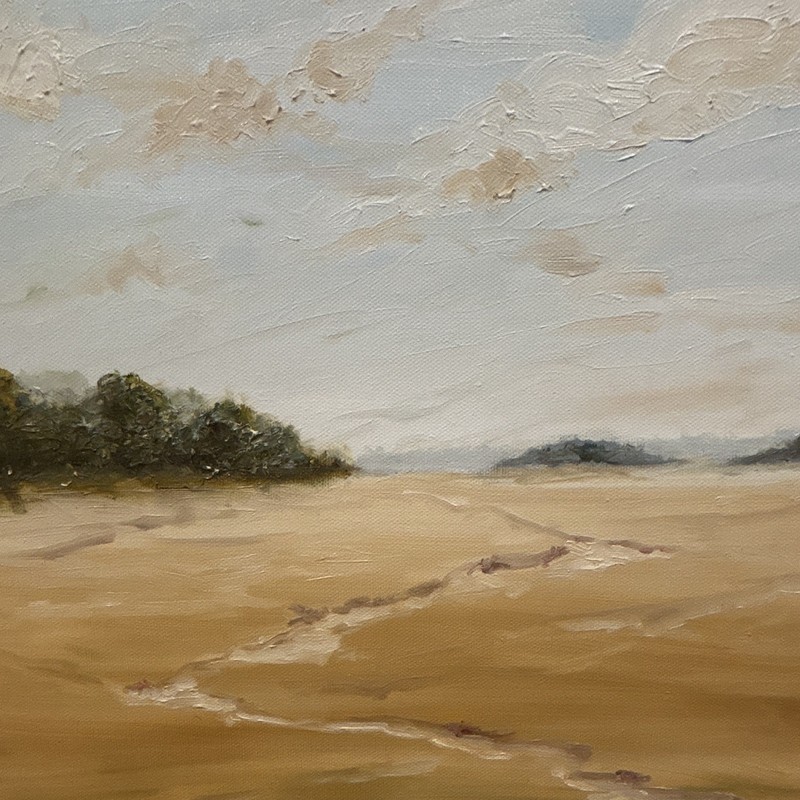 Mark Beale “Stono Marsh” Signed Original Oil on Canvas Landscape 2010 Unframed gallery
