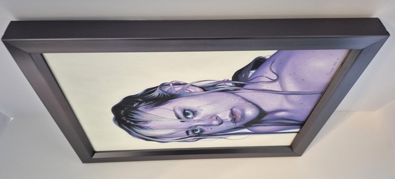 Artist Linnea Strid Hyperrealism Self Portrait Oil Painting 1675 gallery
