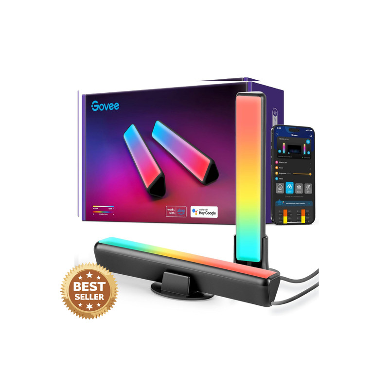Govee Smart LED-Light Bars, Gaming, PC, Room Decor (Work with Alexa & Google)