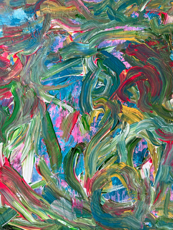 Colorful Abstract Painting Modern Art Original Acrylic 11 x 14 Jimarieart gallery