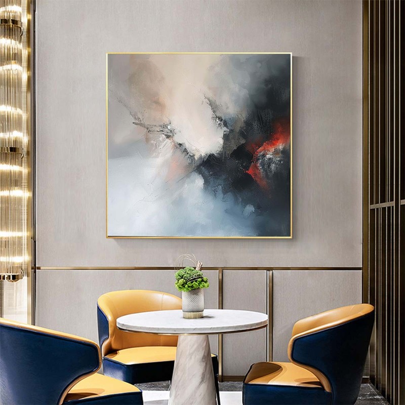 Large Textured Abstract Acrylic Oil Painting On Canvas Handmade Artwork A198 gallery