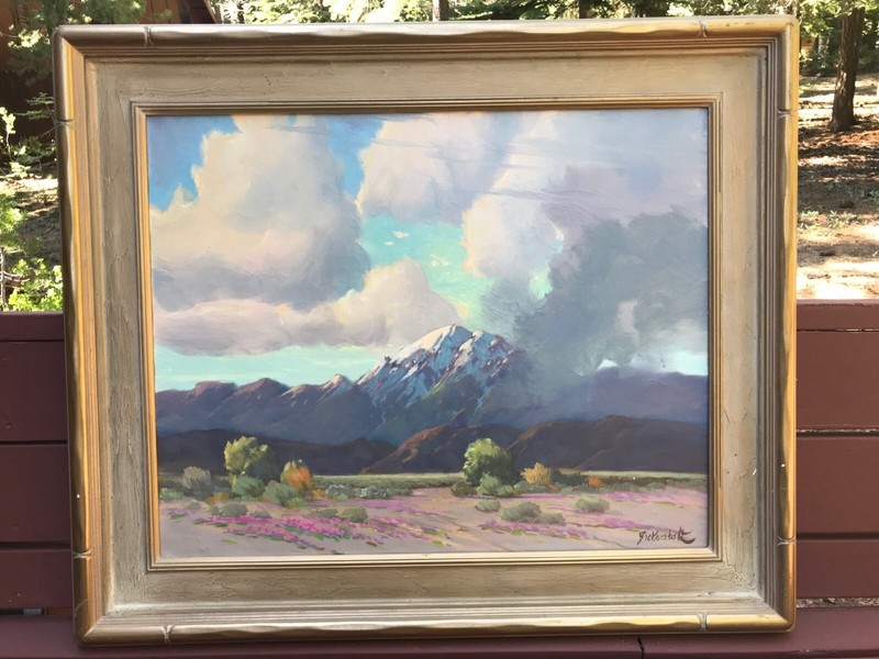 GEORGE BICKERSTAFF  Desert Landscape Eastern Sierras