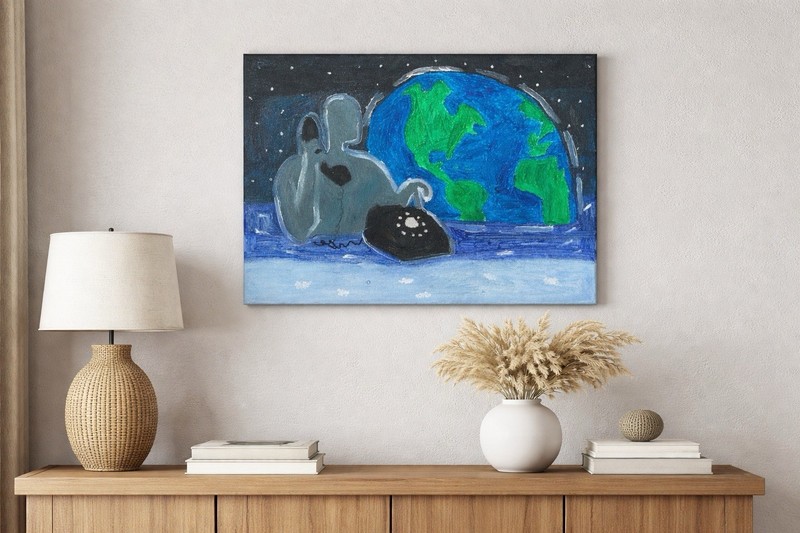 Come Back To Earth Original Painting