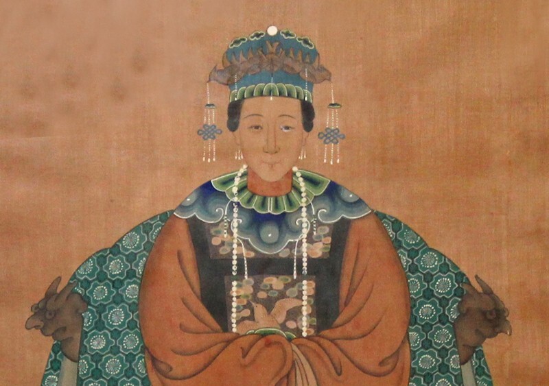 Antique Chinese Ancestor Painting gallery