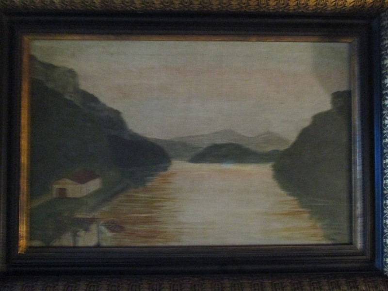 South Africa 1895 Oil Painting Saint John’s River Mouth SE Coast G.L.M. Woehouse