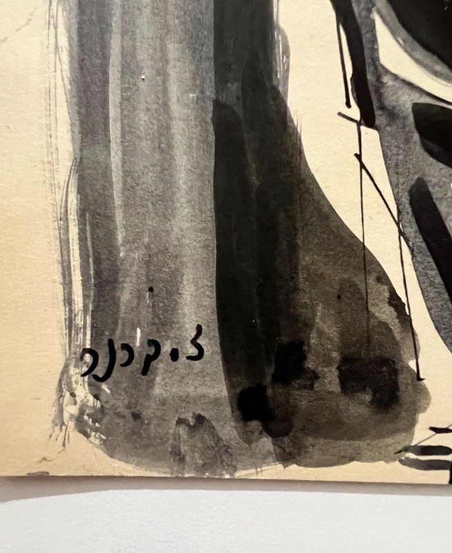 Zipora Brenner (1916-2010) - Woman - Watercolor on Paper - Original gallery