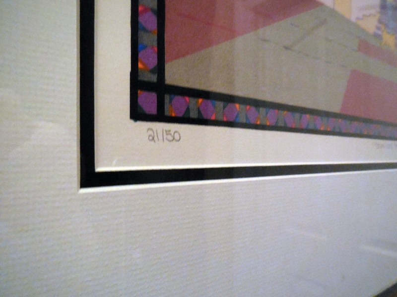 1988 Original Serigraph Prints WASHINGTON D.C. by Local Artist ADRIENNE BECK "88 gallery