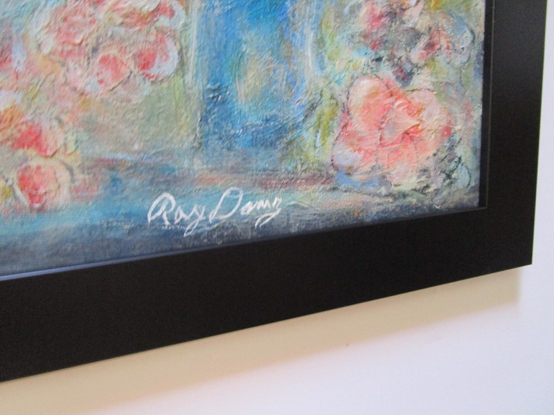 MYSTERY ARTIST LARGE PAINTING ABSTRACT EXPRESSIONISM FIGURES MUSICIAN MODERNISM gallery