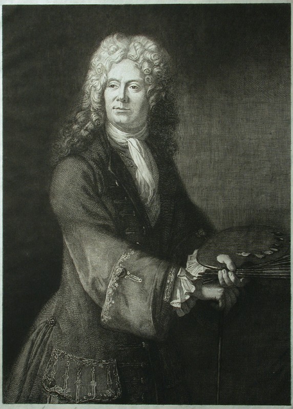 Antoine Jean DELZERS (1873-1956) Porträt eines Malers aus der Barockzeit.