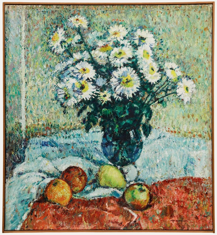 Aart Glansdorp (1903-1989) – 20th Century Oil, Daisies