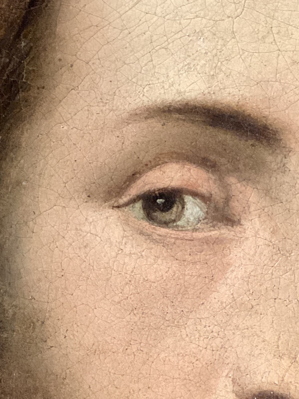 Old Master Oil Painting Jesus Christ Holy Face Salvator Mundi 1500’s gallery