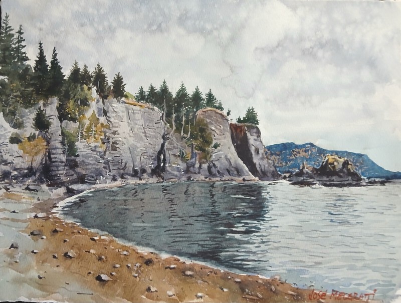 Watercolor Original Painting Kodiak Island, Alaska 12″ x 16″ NOT A PRINT