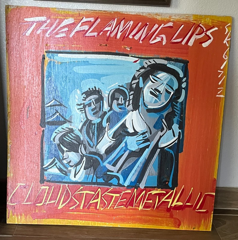 The Flaming Lips Clouds Taste Metallic Painting Steve Keene