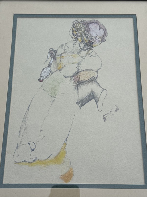AFRICAN AMERICAN MODERNIST PAINTING DRAWING MUSEUM COLLECTION MODERNISM MYSTERY gallery