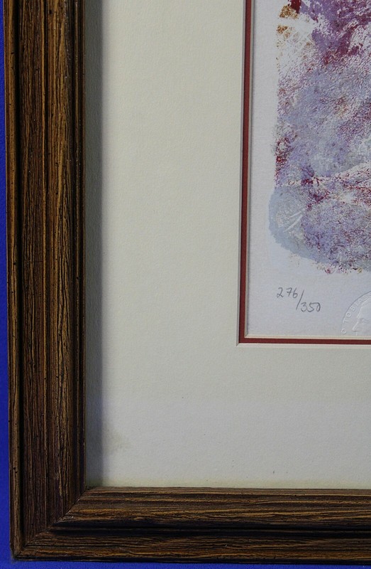 Theo Tobiasse Signed Numbered "Clod Poll" Lithograph W/COA 1977 gallery