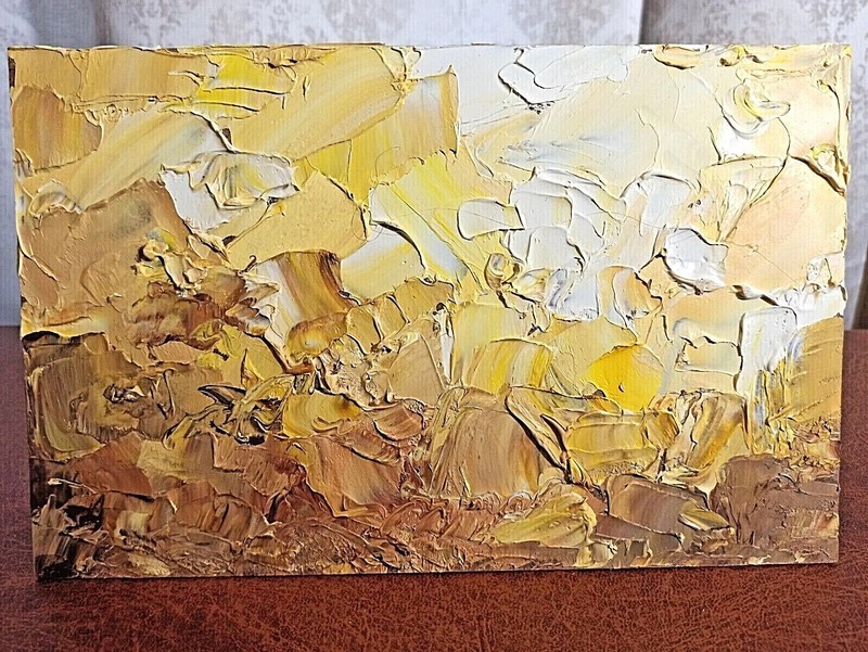 Painting of the famous Ukrainian painter Pavel Guzenko. 27×17 cm. Oil.Canvas.2