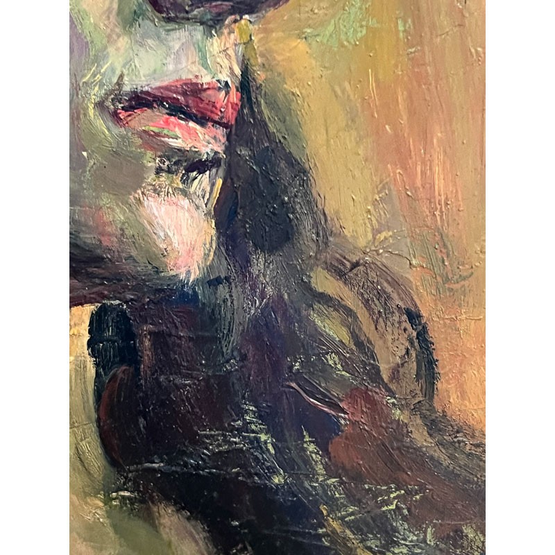 Josep Rovira i Soler (1900 – 1998) Cuban Catalan Artist Portrait Oil Painting gallery