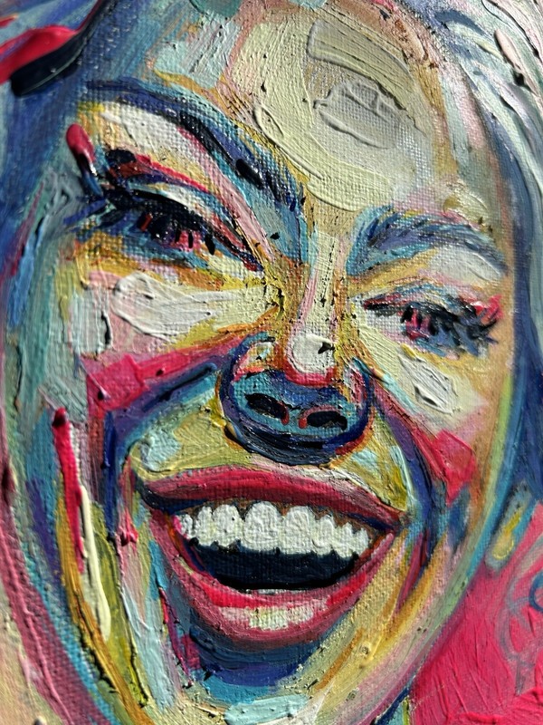 ORIGINAL Oil Painting Painting Woman Abstract Painting Art Modern HAND PAINTED gallery