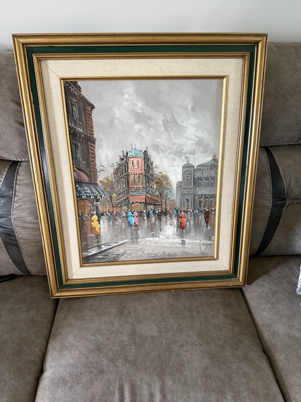 This is an original oil on canvas painting by Antonio DeVity.