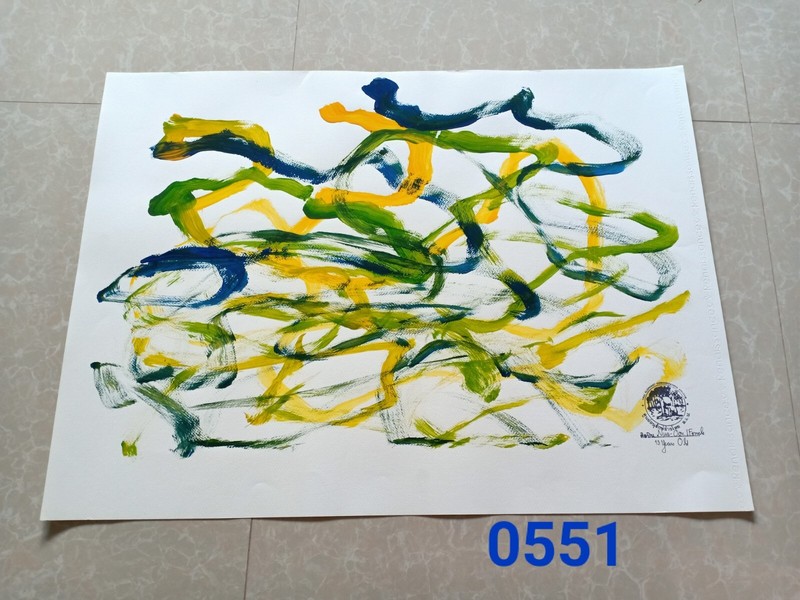 🐘HOME WALL DECOR AUTHENTIC ORIGINAL ART PAINTING BY THAI ELEPHANT #0551