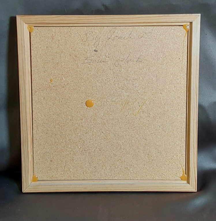 Vintage Navajo Vintage Sand painting SIGNED By Jonah B gallery