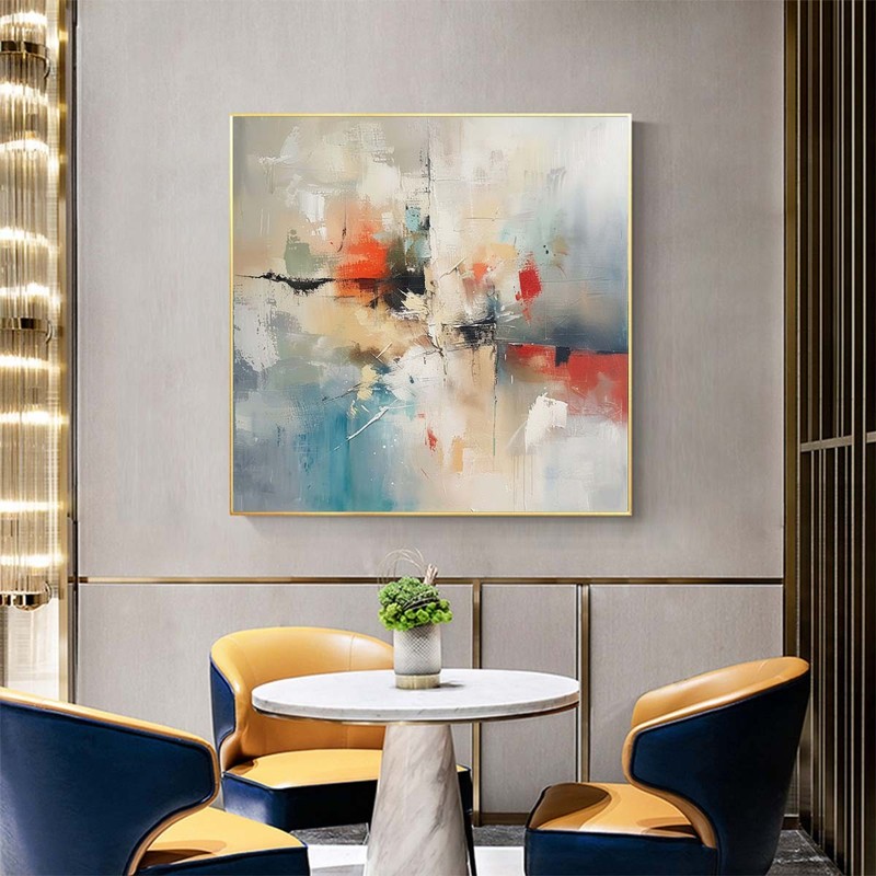 Large Textured Abstract Acrylic Oil Painting On Canvas Handmade Artwork A107 gallery