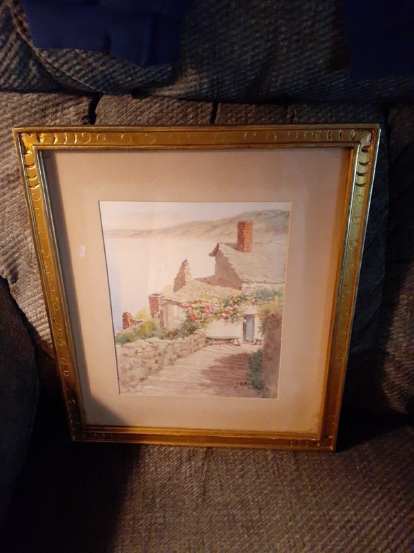 Jane Brewster Reid Nantucket Watercolor Painting SIGNED gallery