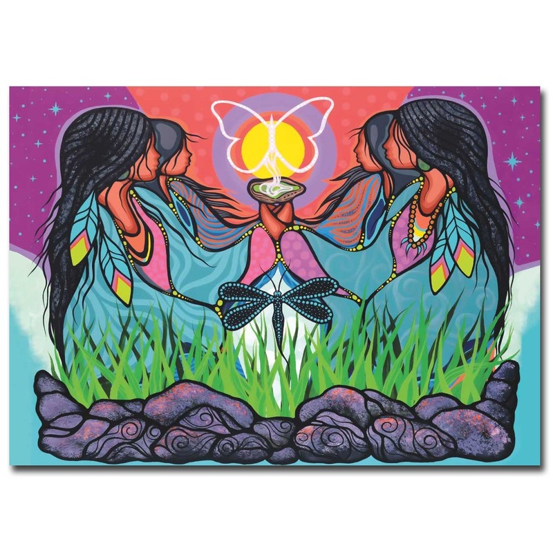 Grandmothers and Grandfathers by Traverse Gallery-Wrap Canvas Art (12 x 18 in)