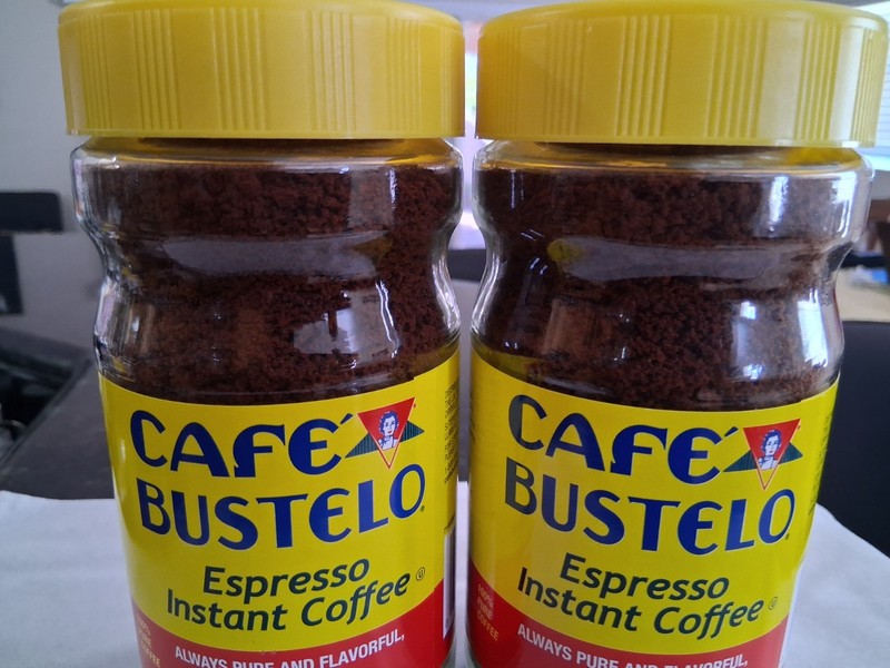 (PACK OF 2) Cafe Bustelo, Espresso Style, Dark Roast Instant Coffee, 7.05 oz Jar