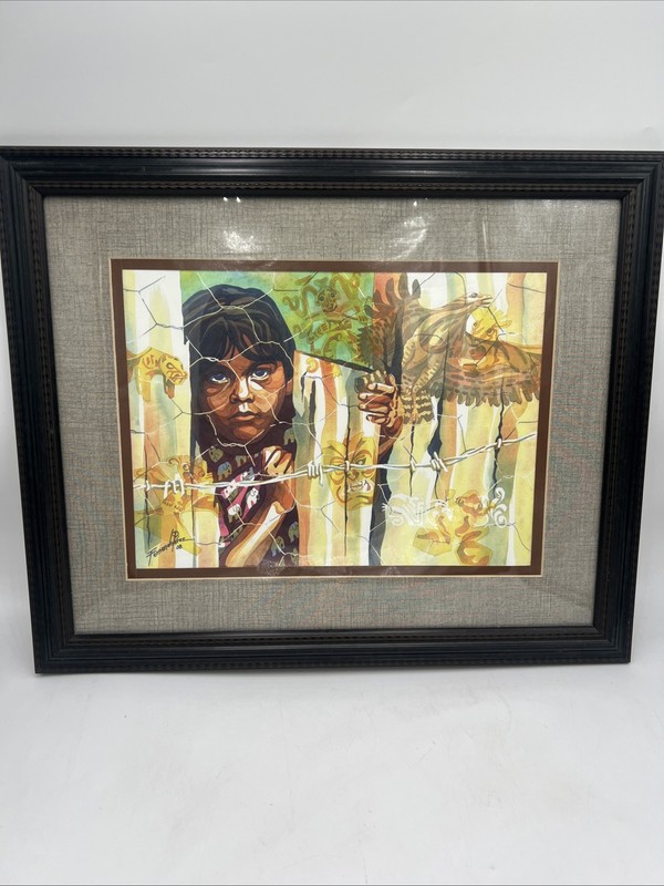 Indigenous Art Original Watercolor Painting Fernando Pérez Retana Costa Rica 22”