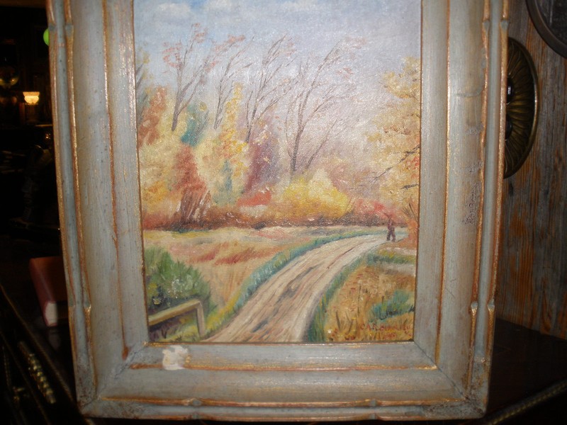 C.A.R.Beaulieu(1950); Vermont Fall Hunting Season: O/CB Spectacular color;Framed